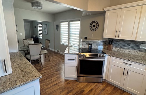Milwaukee House | Updated 2BR, 2.5BA. Hot tub, fenced in yard, modern updates.