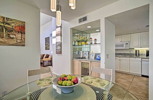 Cathedral City House | Upstairs suite, overlooking the pool