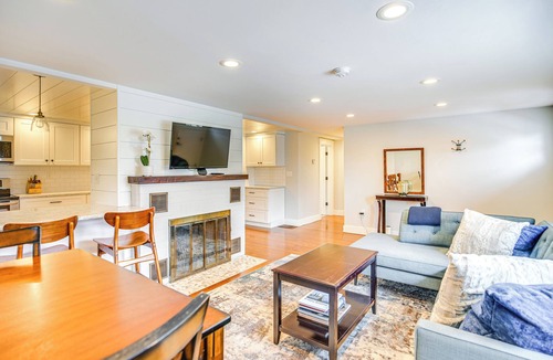 Jamestown Apartment | Walk to Beach: Jamestown Home w/Bridge Views!