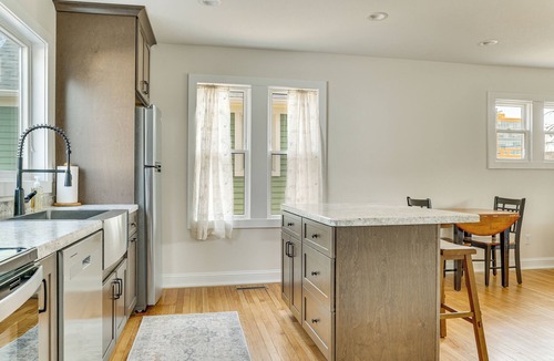 Kutzky Park House | Walk to Dtwn: Rochester Home, Private Deck + Yard!