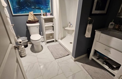 Escanaba Apartment | Waterfront studio in Escanaba with AC, WiFi 30+ day minimum rental only
