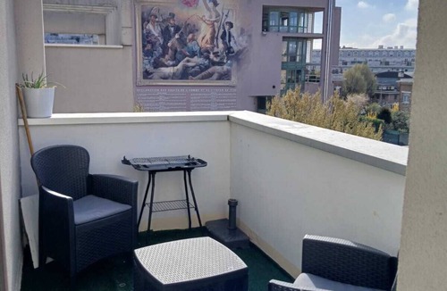 Drancy Centre Apartment | Weekend rental + school vacations