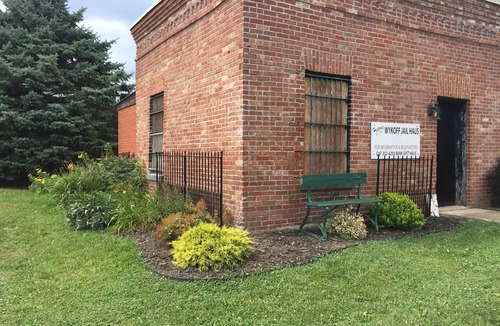 Wykoff House | Wykoff Historical Jail Haus with Original Jail Cell Bunks.