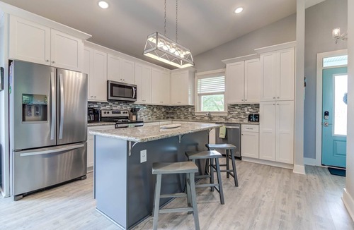 Mississippi City House | Your Coastal Escape - TIKI BAR, Steps to the Beach, Large Yard and Gulf Views!