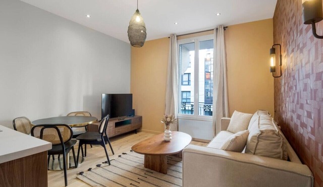 11.Appart 4Pers#1 Bedroom #Père Lachaise #Nation