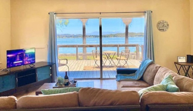 An Original Lake House, with a Private Beach!