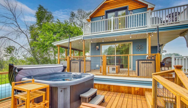 Bayfront Home! Dock, Deck, Hot Tub, & Fire Pit