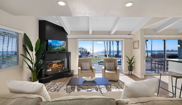 Beachfront Getaway w/Breathtaking Ocean Views; Steps from Beach and Main Street