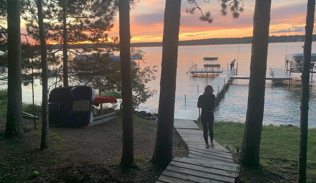 Beautiful Big Trout Lake Home on Whitefish Chain of Lakes! Pontoon Rental Onsite