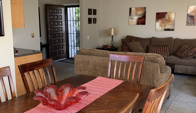 Beautiful Canyon Sands Condo Steps from the Pool and Spa!