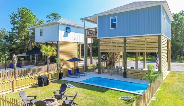 Beautiful New Home Near Beach with Pool Sleeps 6