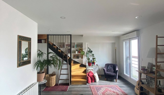 Bright apartment, 19th arrondissement of Paris, sleeps 4