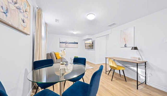 Charming 1-bed basement, WI-fi & Pull Out Sofa