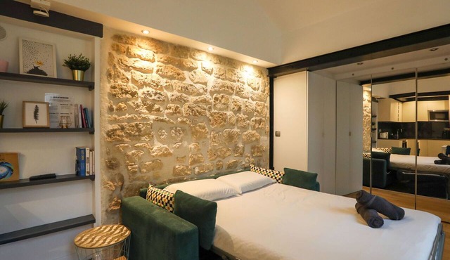 Charming studio in the 17th, ideal for 2