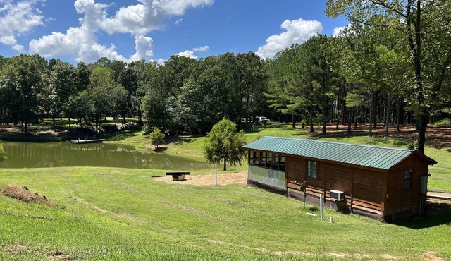 Charming tiny house with AC in delightful Sardis Lake.