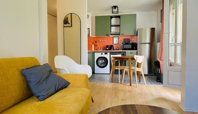 Confort et Verdure 2 Pièces Moderne avec Parking à Domont by Immo Kit Bnb