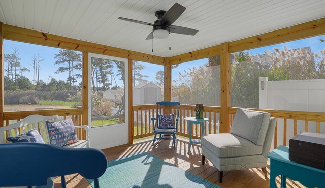Egret's Walk | Peaceful Marsh & Creek View Cottage North of Town w/Wildlife Views & Pet Friendly