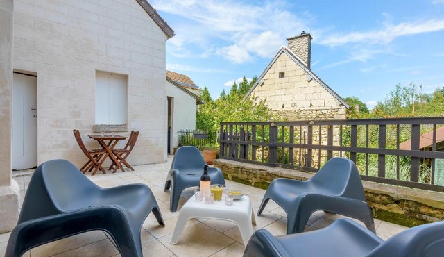 Escapade de Pierrefonds - maison T4 vue château