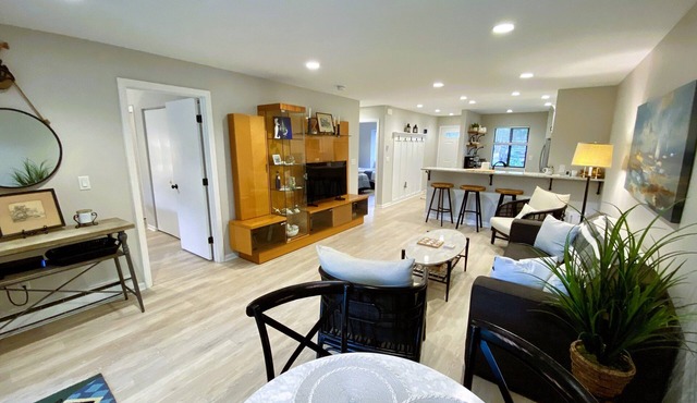 First Floor Eaton Condo, renovated kitchen with new appliances in picturesque Ocean Edge Resort.