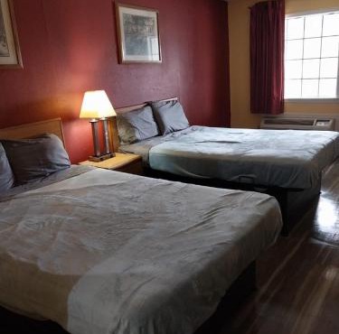 Gated 2 Queen Beds Hotel Room 111