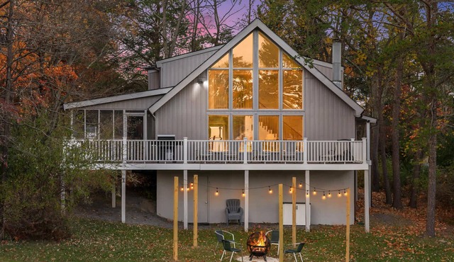Golf Views, Fireplace, 2 Fire Pits, Grill & Deck