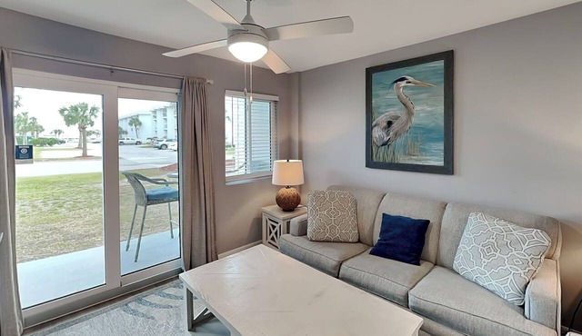 Ground Floor Beach Condo. Steps to the Sand. Resort Amenities for Everyone!