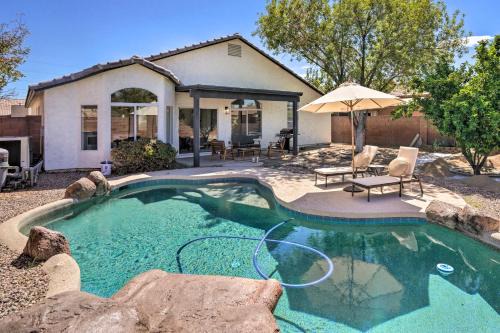 Heated Pool + Foosball: Modern Phoenix Sanctuary