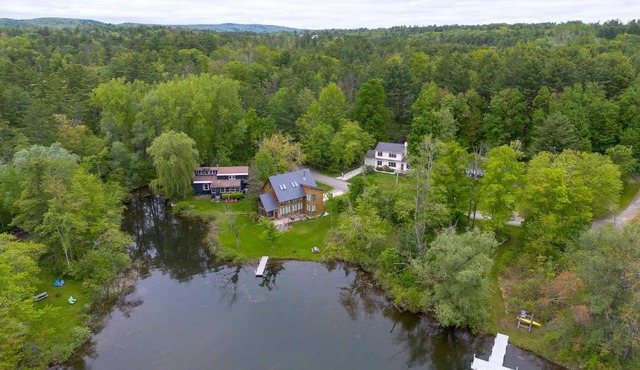 Imagine Being Lakeside, Kayaks, Fishing, EV Charger