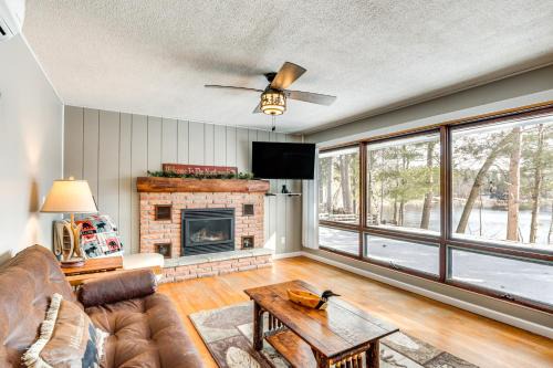 Lakefront Eagle River Retreat w/Dock & Fire Pit!