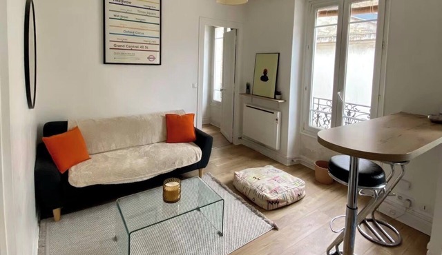 Large bright apartment 5 minutes from Paris