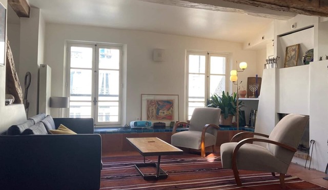 Large, cosy apartment with terrace