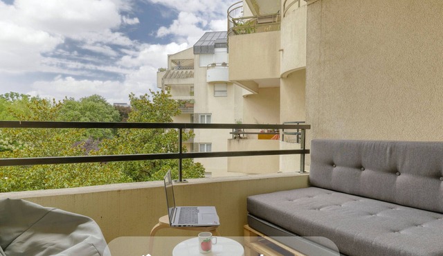 Le Blum - AC - Balcon - Porte de Bercy