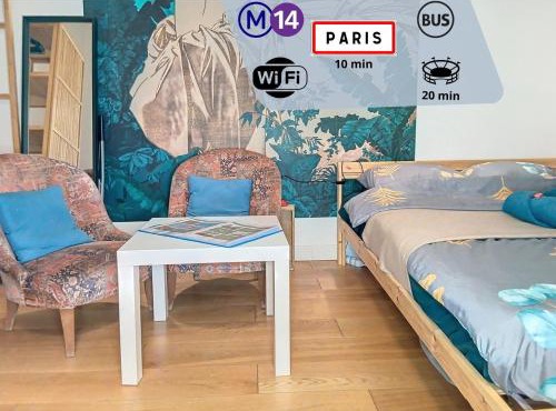 Le chic Audonien - Cozy Nest before Gates of Paris - Access from CDG & Orly airports - Wi-Fi - Smart TV
