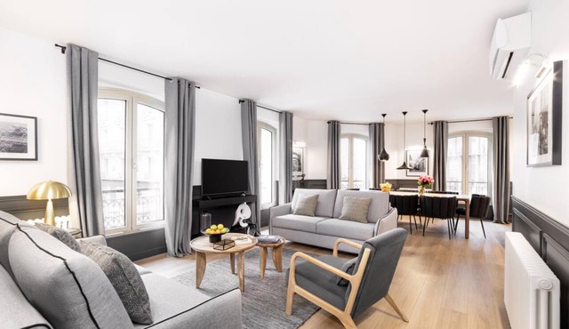 LivinParis | Luxury AC 3 Bedrooms Opera III