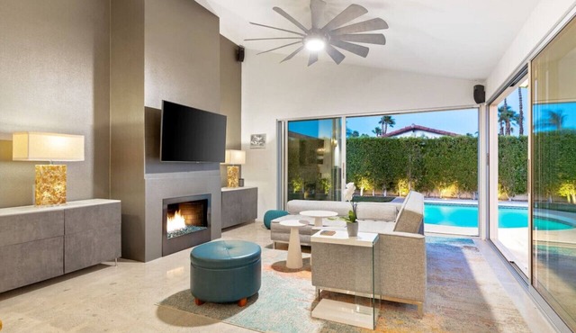 Lush & Tranquil 3BR Palm Springs Oasis Pool & Spa