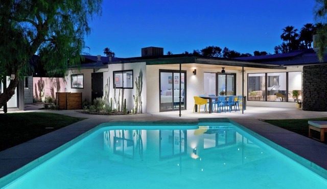 Luxury Mid-Century Modern Interior Designed Home + Pool. Exclusively Month+