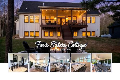 Luxury Sister Bay Retreat with Hot Tub, Fireplace & Walk-to-Town Location in Door County, WI