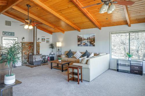 Mtn-View Getaway w/Game Room, 1 Mi to Kern River!