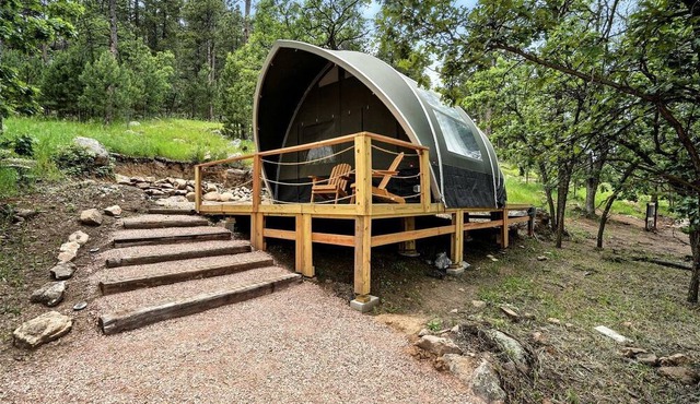 Peaceful Forest Glamping Stay with Scenic Trails Near Mount Rushmore in South Dakota’s Black Hills