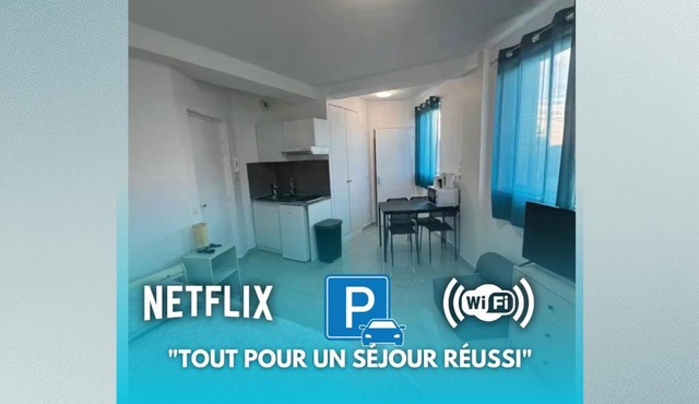 Quiet Netflix Parking Quick access to Paris