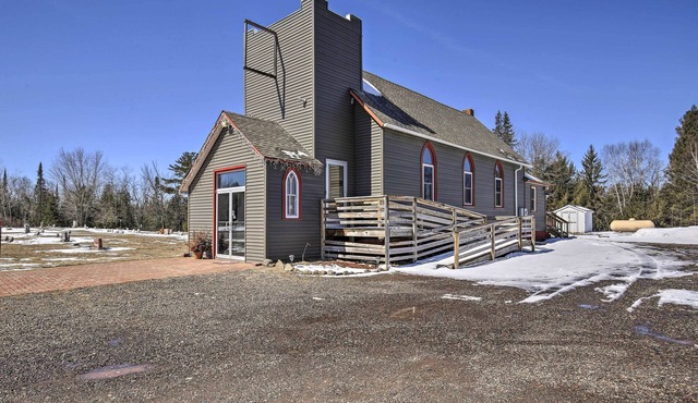 Renovated Historic Church Along Namekagon River!