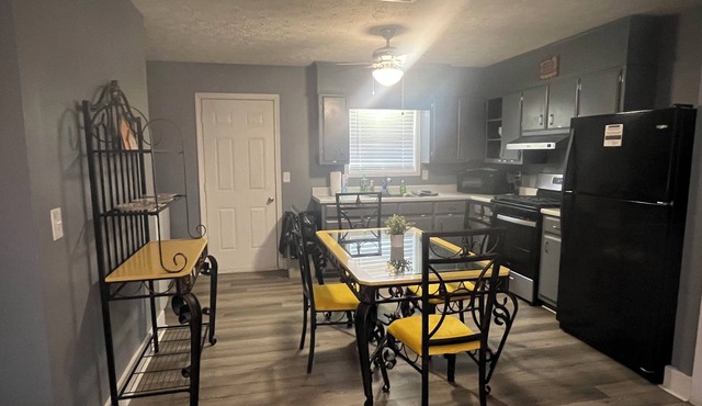 Spacious 4-bedroom house in Columbus with privacy fence situated in the county!