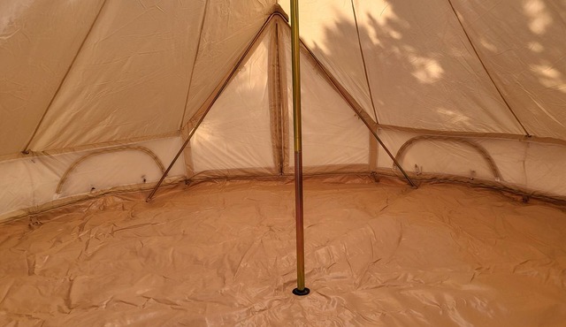 Spacious Canvas Glamping Bell Tent