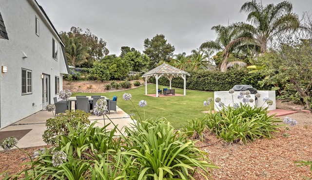 Spacious Oceanside Home: Patio & Grill, Near Beach