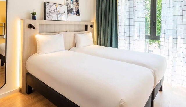 Studio for 2 people with twin beds