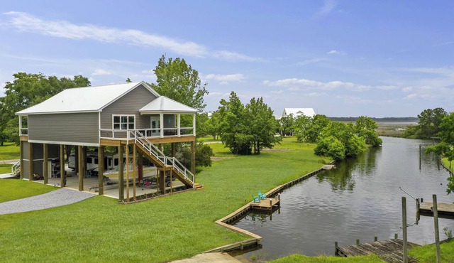 Stunning Waterfront home with private boat launch!