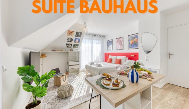 Suite Bauhaus - Proche Paris - Terrasse - Netflix