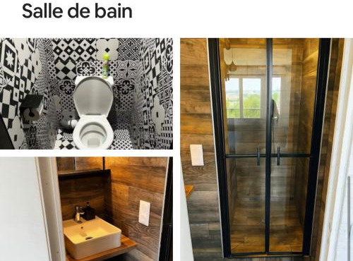 Vue panoramique balcon privé design tout équipé