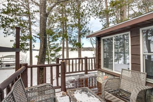 Waterfront Leech Lake Cabin w/Boat Dock + Lift