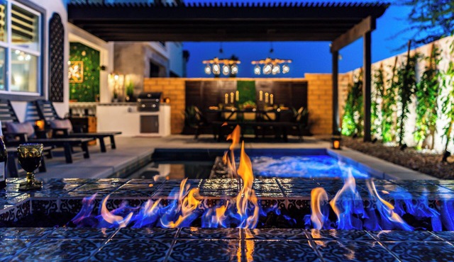 Western Inspired Private Resort| Pool, Spa, Sauna | Arcade | Gated Lake Community Designed to perfection for an incredible desert retreat